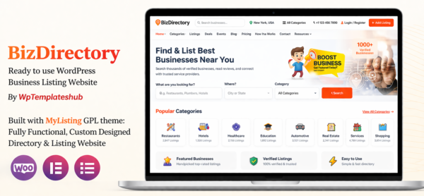 BizDirectory – Business Listing Website